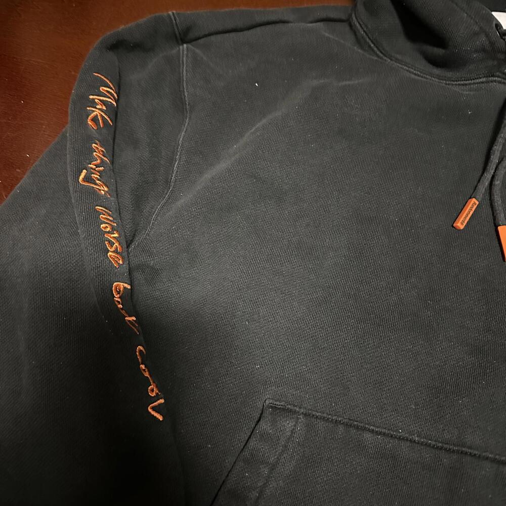 Puma, random event, men, black pullover hoodie large - Picture 3 of 4